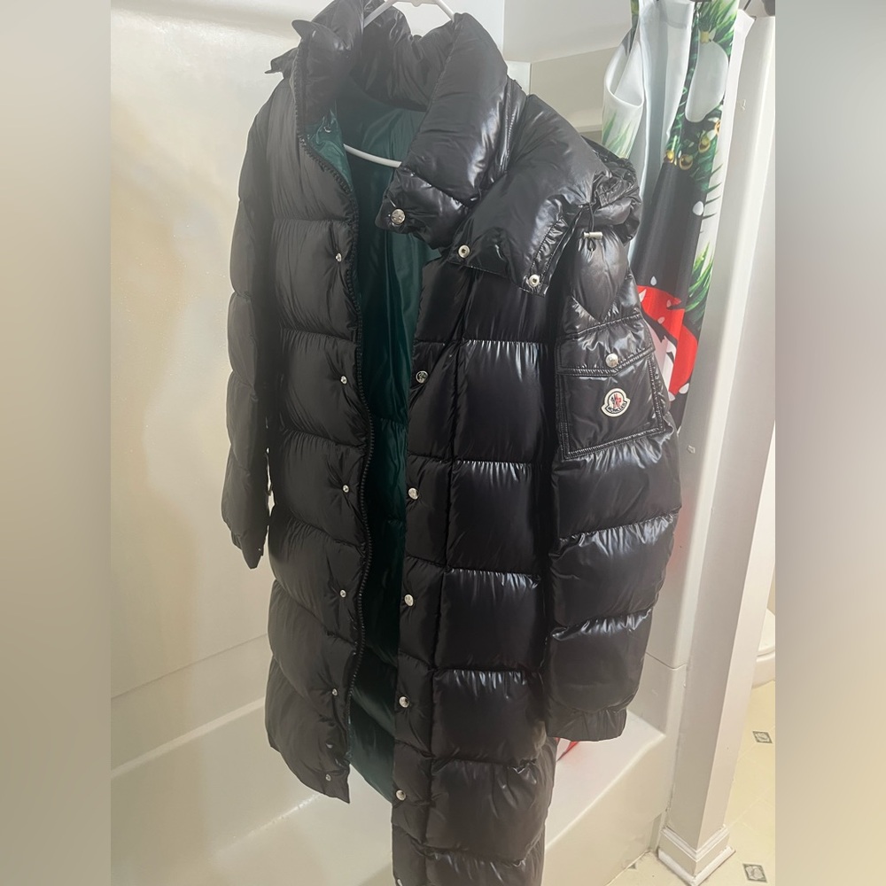Men’s MONCLER HANOVERIAN HOODED LONG DOWN JACKET size 3 (Large) worn one time